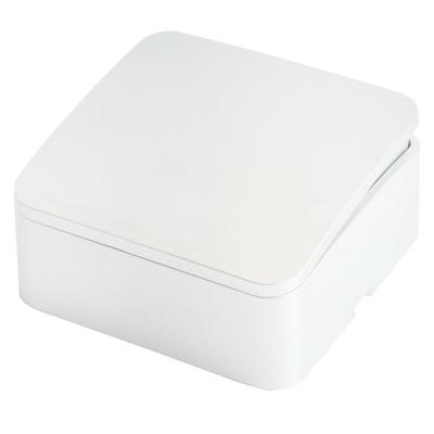 Выключатель одноклавишный Stekker София белый 49287