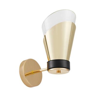 Бра (настенный светильник) Lumina Deco Fabro LDW 7013-1 F.GD+PR