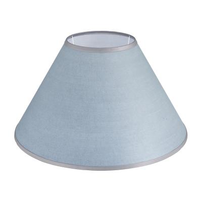Абажур для настольной лампы 25 см E14 серо-голубой Razsvet RZ-1026-1-53