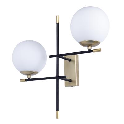 Настенный светильник Arte Lamp Arkab A2225AP-2BK Настенный светильник Arte Lamp Arkab A2225AP-2BK