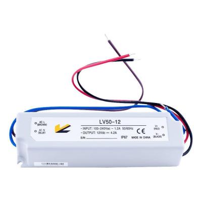 Блок питания 12V 50W IP67 4A SWG LV 101