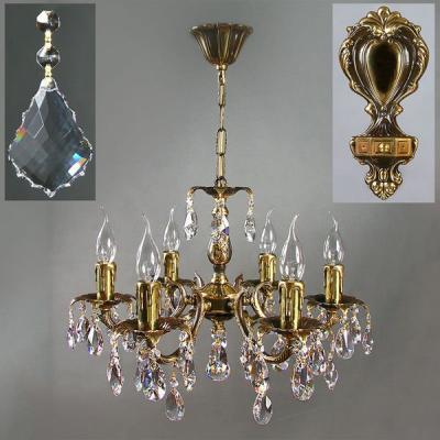 Ambiente 2226/6 PB New Leaf BENISA люстра подвесная хрустальная Ambiente 2226/6 PB New Leaf BENISA люстра подвесная хрустальная
