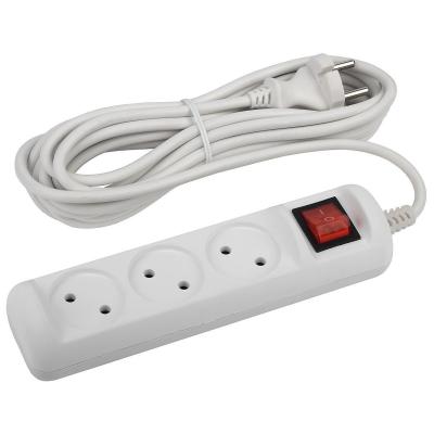 Удлинитель 3гн 5м б/з ЭРА U U-3s-5m-2x1