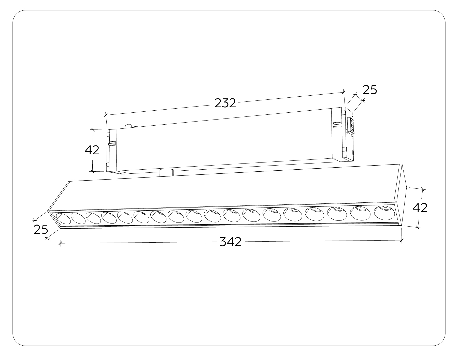 Трековый светильник Ambrella light TRACK SYSTEM GL1351 Трековый светильник Ambrella light TRACK SYSTEM GL1351