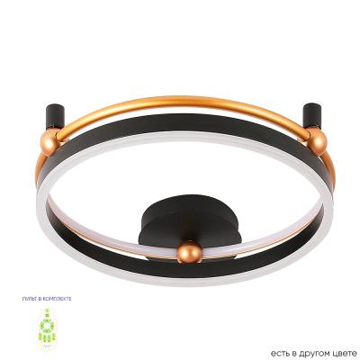 Светильник потолочный Crystal Lux FERNANDO FERNANDO PL48W LED BLACK/GOLD Светильник потолочный Crystal Lux FERNANDO FERNANDO PL48W LED BLACK/GOLD
