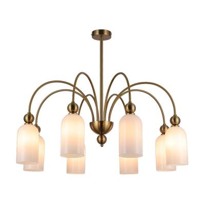 Люстра потолочная на штанге Gerhort G11064/8COP WT