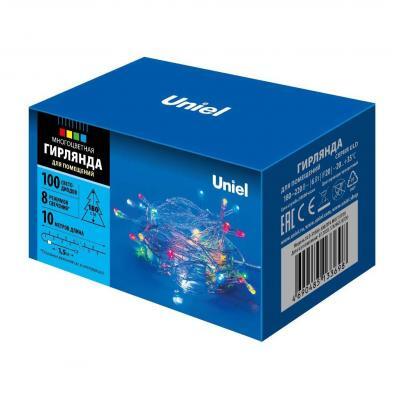 Светодиодная гирлянда Uniel 220V разноцветный ULD-S1000-100/DTA Multi IP20 UL-00007199