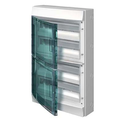 Бокс настенный 72М прозрачная дверь Mistral65 (с клемм) ABB 1SLM006501A1209