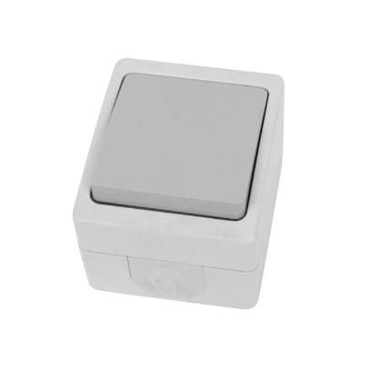 Выключатель одноклавишный Stekker Велена 49731