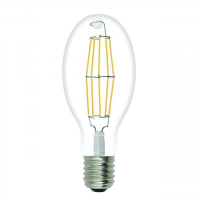 Лампа светодиодная филаментная (UL-00003761) Uniel E40 30W 6500K прозрачная LED-ED90-30W/DW/E40/CL GLP05TR