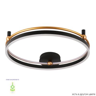 Светильник потолочный Crystal Lux FERNANDO FERNANDO PL72W LED BLACK/GOLD Светильник потолочный Crystal Lux FERNANDO FERNANDO PL72W LED BLACK/GOLD