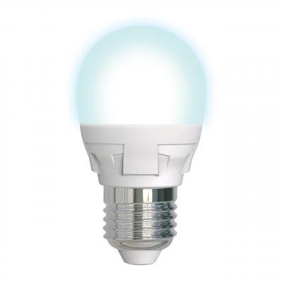 Лампа светодиодная диммируемая (UL-00004301) Uniel E27 7W 4000K матовая LED-G45 7W/4000K/E27/FR/DIM PLP01WH