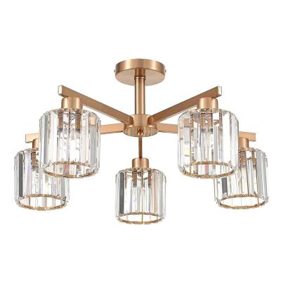 Люстра потолочная на штанге Escada Adorn 692/5P Сopper