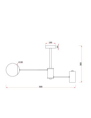 Люстра Freya Modern FR5325CL-03BS