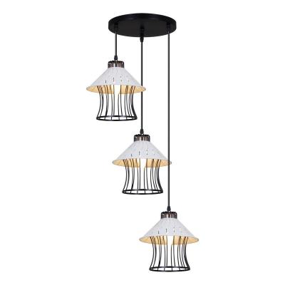 Подвесная люстра Reluce 2512 02512-0.9-03 BK+WH