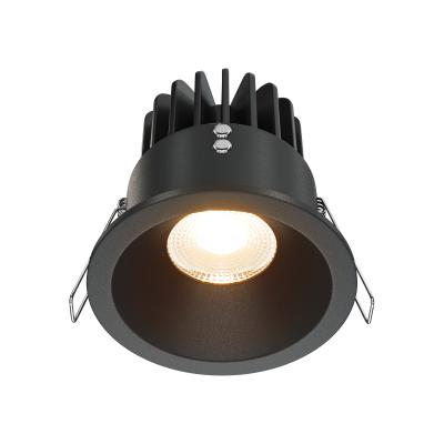 Встраиваемый светильник Maytoni Downlight DL034-01-12W2.7K-B