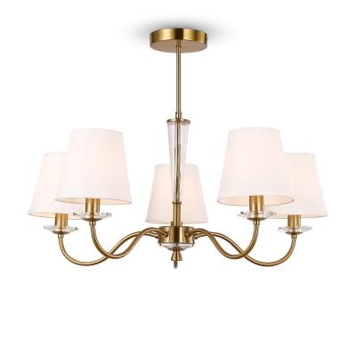 Люстра подвесная с абажурами Freya FR2027PL-05BS