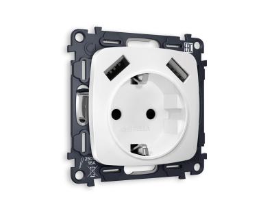 Комплект механизма розетки Ambrella Volt MO MO129010