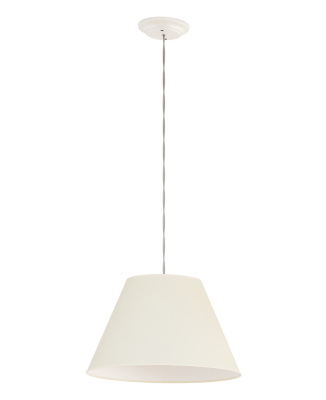 Подвесной светильник на 1 лампу 40 см слоновая кость Razsvet RZ-P1-2040-2-07