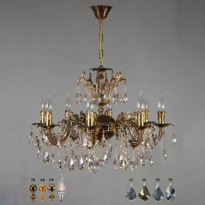 Ambiente 2118/8 PB Honey Leaf GRANADA люстра подвесная хрустальная Ambiente 2118/8 PB Honey Leaf GRANADA люстра подвесная хрустальная