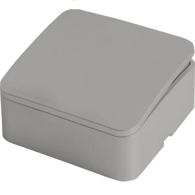 Выключатель одноклавишный Stekker София серебро 49295