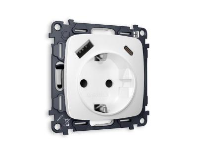 Комплект механизма розетки Ambrella Volt MO MO130010