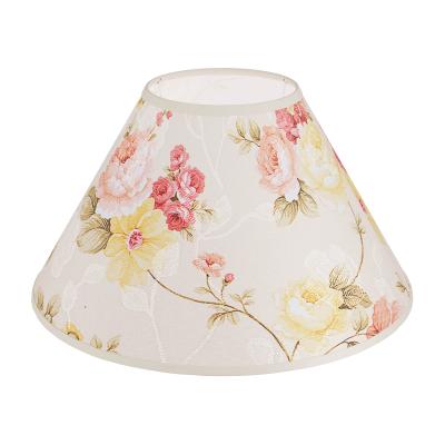 Абажур для настольной лампы 25 см E14 цветочный узор Razsvet RZ-1026-1-32
