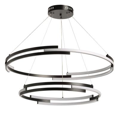 Подвесная с кольцами люстра (Пульт) De Markt Ральф 675015002