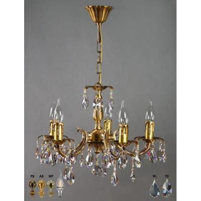 Ambiente 2226/5 AB New Leaf BENISA люстра подвесная хрустальная