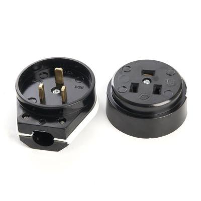 Вилка с розеткой для плит Stekker 39017