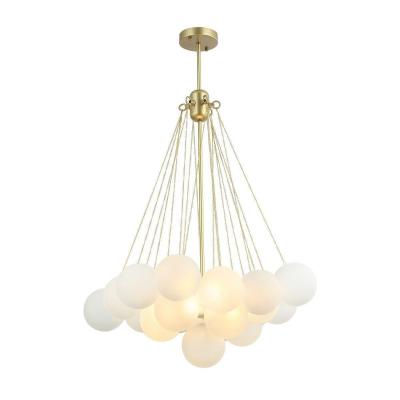 Люстра потолочная на штанге Gerhort G61372/19GD WT