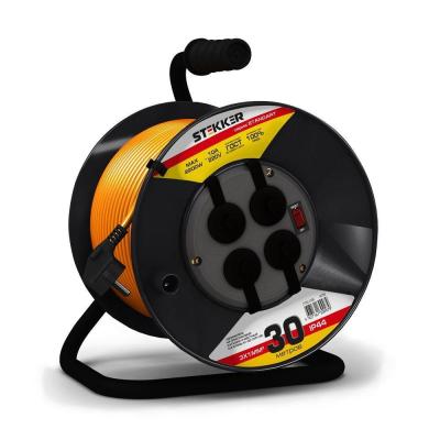 Удлинитель 4гн 30м с/з Stekker Standart 39708