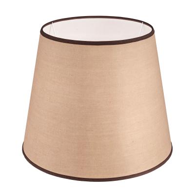 Абажур для настольной лампы 28 см E27 светло-коричневый Razsvet RZ-2028-1-12