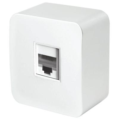 Розетка компьютерная RJ-45 Stekker София белый 49300