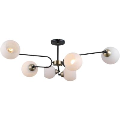 Потолочная люстра на штанге Illumico IL0249-6CSQ-79 BK AB