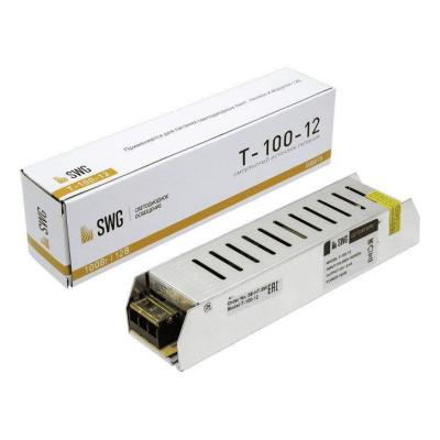 Блок питания 12V 100W IP20 8,3A SWG T 273