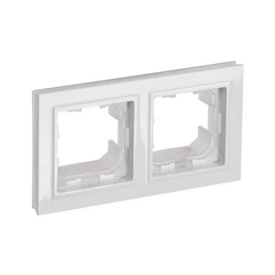 Рамка 2-постовая IEK Brite белый BR-M22-44-K01 Рамка 2-постовая IEK Brite белый BR-M22-44-K01