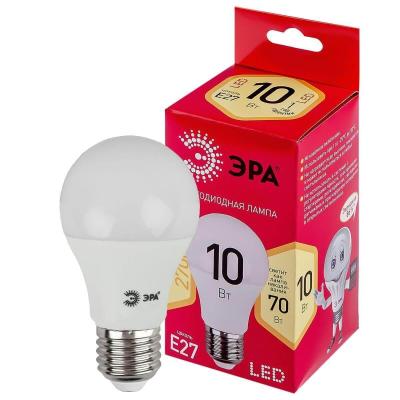 Лампа светодиодная ЭРА LED A60-10W-827-E27 R