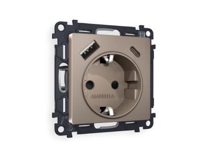 Комплект механизма розетки Ambrella Volt MA MA640010