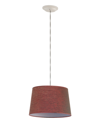 Подвесной светильник на 1 лампу 33 см бордовый Razsvet RZ-P1-2833-2-33