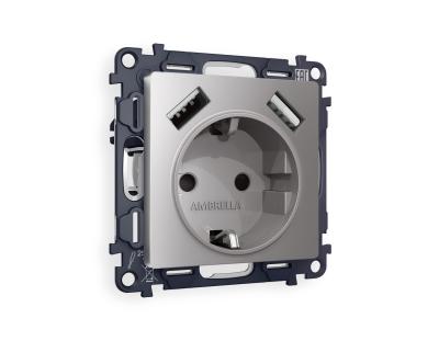 Комплект механизма розетки Ambrella Volt MA MA509010 Комплект механизма розетки Ambrella Volt MA MA509010