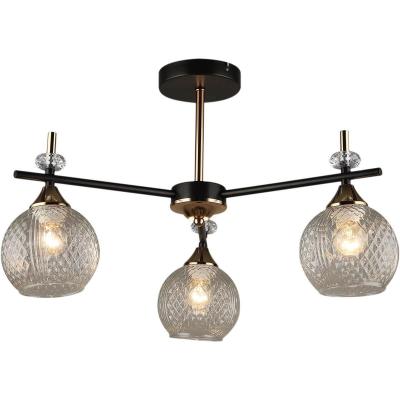 Люстра потолочная на штанге Reluce 04892-0.3-03 COFFEE+FGD