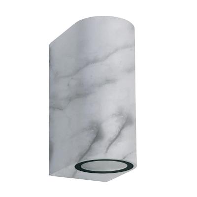 Уличный настенный светодиодный светильник Uniel Marble UUL-P52A 2х6W/GU10 IP65 Marble