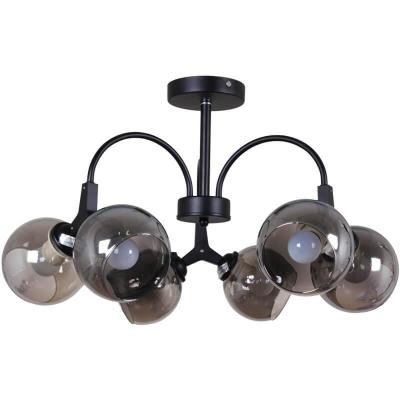 Люстра потолочная на штанге Reluce 01268-0.3-06 BK+CR