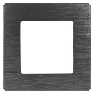 Рамка 1-постовая ЭРА 12 сатин антрацит 12-5101-05