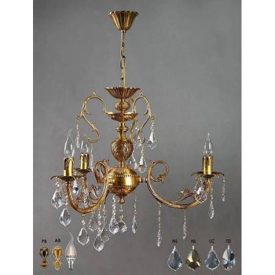 Ambiente 8888/3 AB New Leaf ALICANTE люстра подвесная хрустальная Ambiente 8888/3 AB New Leaf ALICANTE люстра подвесная хрустальная