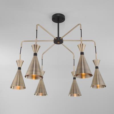 Люстра с металлическими плафонами 316/6 Люстра с металлическими плафонами 316/6