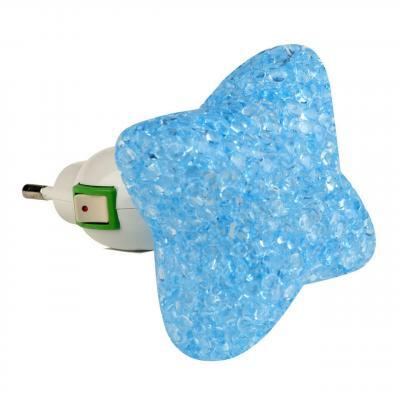Настенный светодиодный светильник (10334) Uniel DTL-309-Звездочка/Blue/1LED/0,1W