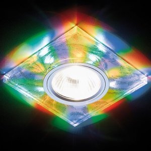 Ambrella S234 W/CH/M точечный встраиваемый светильник