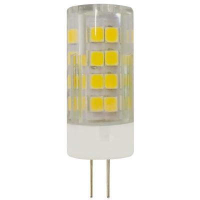 Лампа светодиодная ЭРА G4 5W 4000K прозрачная LED JC-5W-220V-CER-840-G4 Б0027858 Лампа светодиодная ЭРА G4 5W 4000K прозрачная LED JC-5W-220V-CER-840-G4 Б0027858